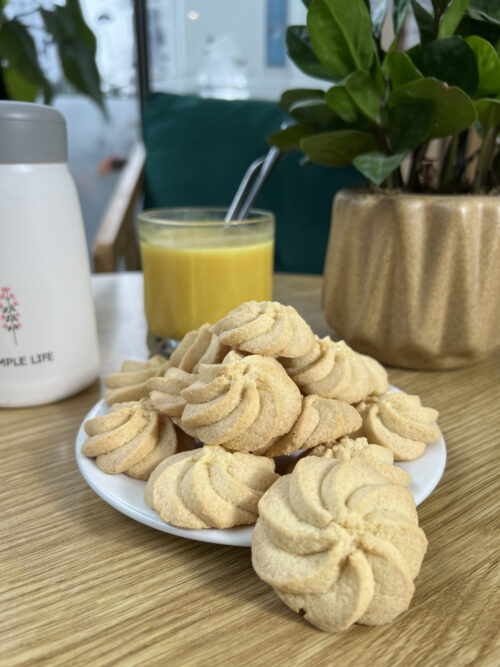 Ảnh 2 Bánh quy bơ mặn ZCake - Hộp 150gr - Bánh ăn kiêng thuần chay không đường tinh luyện