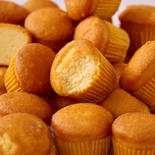 Bánh bông lan vị cam ZCake 180gr - Bánh ăn kiêng thuần chay không đường tinh luyện