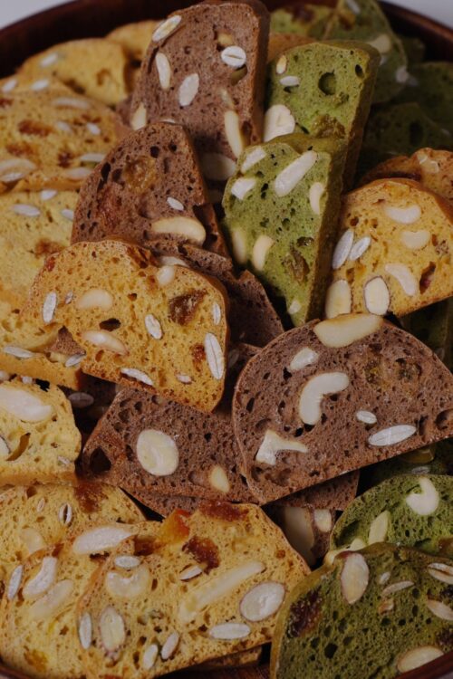 Biscotti mix hạt ZCake - Hộp 150gr - Bánh ăn kiêng thuần chay không đường tinh luyện