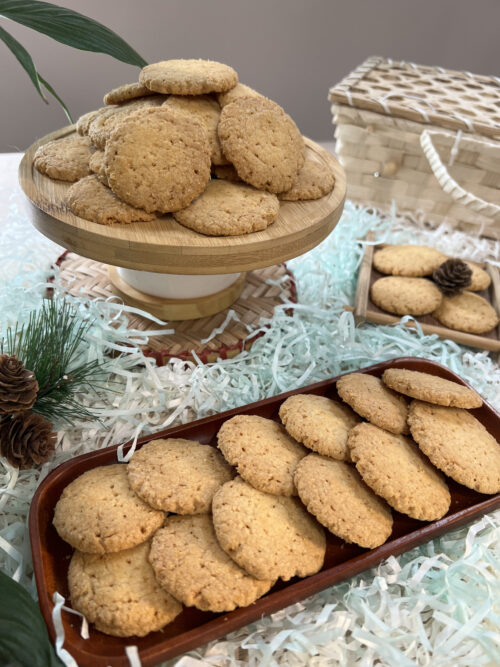 Bánh quy xốp dừa ZCake - Hộp 200gr - Bánh ăn kiêng không đường tinh luyện