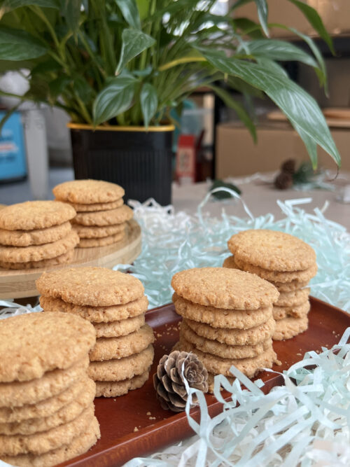 Bánh quy xốp dừa ZCake - Hộp 200gr - Bánh ăn kiêng không đường tinh luyện