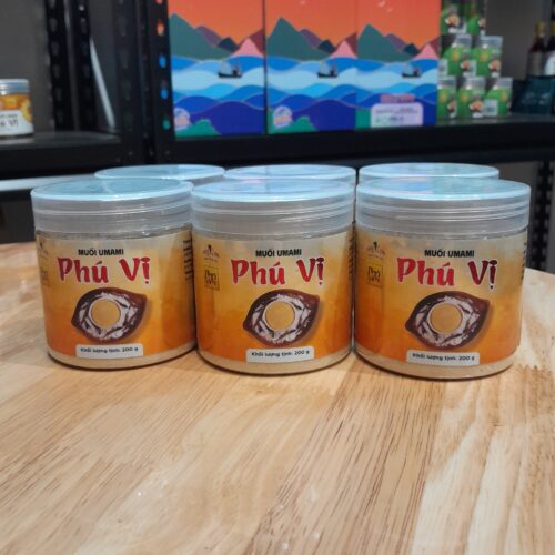 Ảnh 5 Muối Umami Phú Vị - Hộp nhựa 200gr - Hương vị truyền thống 135 năm - thương hiệu Nàng Cơm
