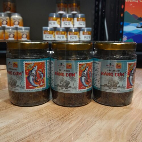 Cá cơm kho Nàng Cơm - Hũ thủy tinh 200gr - Hương vị truyền thống 135 năm