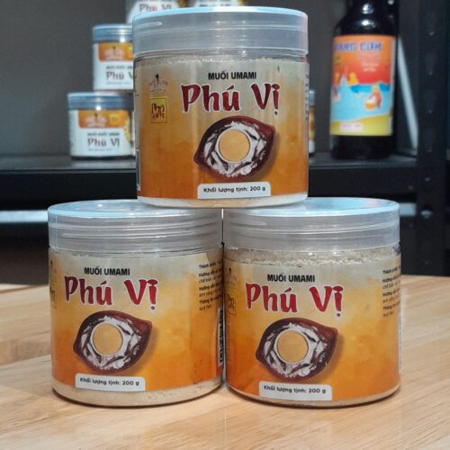 Ảnh 6 Muối Umami Phú Vị - Hộp nhựa 200gr - Hương vị truyền thống 135 năm - thương hiệu Nàng Cơm