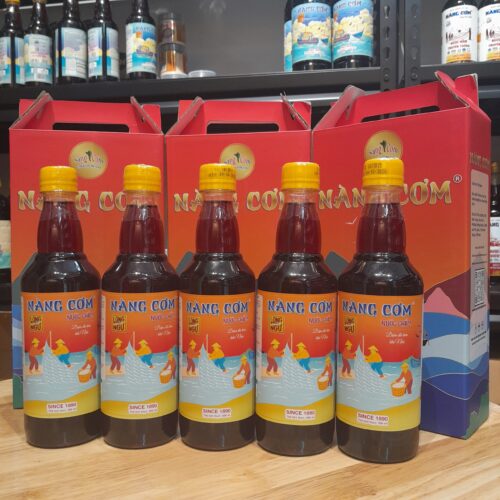 Nước chấm Nàng Cơm Long Ngư - Chai PET 500ml - Hương vị truyền thống 135 năm