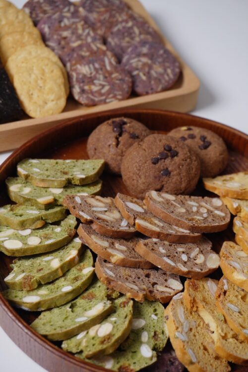 Biscotti mix hạt ZCake - Hộp 150gr - Bánh ăn kiêng thuần chay không đường tinh luyện