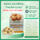 BISCOTTI QUY BƠ MẶN Bánh quy bơ mặn ZCake - Hộp 150gr - Bánh ăn kiêng thuần chay không đường tinh luyện