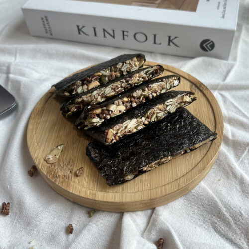 Thanh rong biển kẹp hạt ZCake - Hộp 200gr - Món ăn kiêng dinh dưỡng không đường tinh luyện