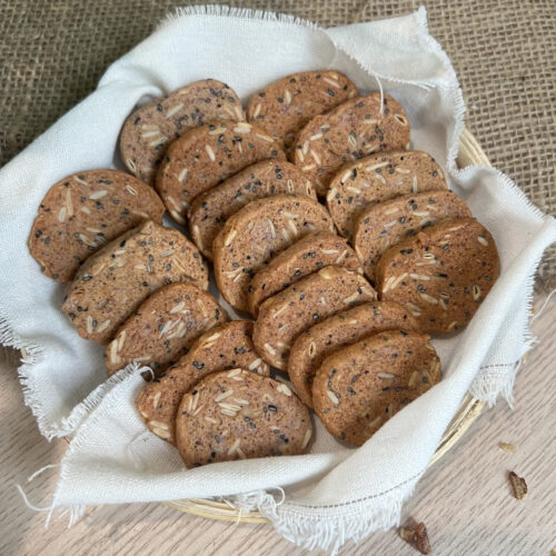 Bản sao của IMG_4276 Cookies khoai lang tím yến mạch hạt dưa ZCake - Hộp 150gr - Bánh ăn kiêng thuần chay không đường tinh luyện