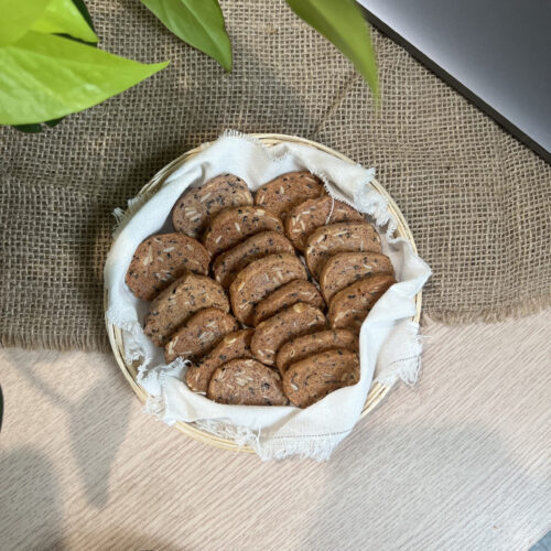 Bản sao của IMG_4283 Cookies khoai lang tím yến mạch hạt dưa ZCake - Hộp 150gr - Bánh ăn kiêng thuần chay không đường tinh luyện