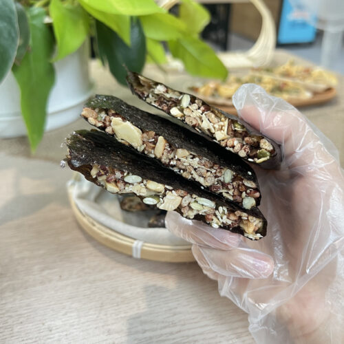 Thanh rong biển kẹp hạt ZCake - Hộp 200gr - Món ăn kiêng dinh dưỡng không đường tinh luyện