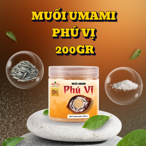 Green Natural Skincare Product Display Instagram Post (1) Muối Umami Phú Vị - Hộp nhựa 200gr - Hương vị truyền thống 135 năm - thương hiệu Nàng Cơm