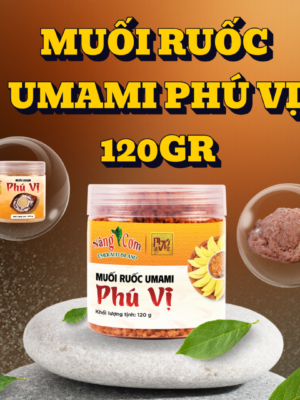 Muối ruốc Umami Phú Vị  - Hộp nhựa 120gr - Hương vị truyền thống 135 năm - thương hiệu Nàng Cơm