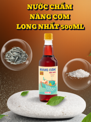 Nước chấm Nàng Cơm Long Nhất - Chai nhựa 500ml - Hương vị truyền thống 135 năm