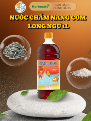 Nước chấm Nàng Cơm Long - Chai nhựa 1L - Hương vị truyền thống 135 năm