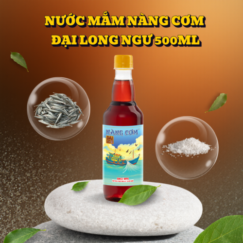 Nước mắm Nàng Cơm Đại Long Ngư 12 độ đạm - Chai PET 500ml - Hương vị truyền thống 135 năm