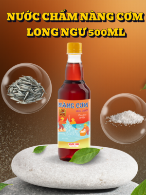 Green Natural Skincare Product Display Instagram Post Nước chấm Nàng Cơm Long Ngư - Chai PET 500ml - Hương vị truyền thống 135 năm
