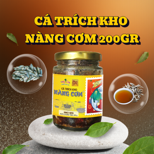Cá trích kho 200gr - Hũ thủy tinh 200gr - Hương vị truyền thống 135 năm