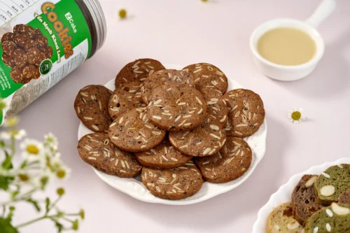 Lang tím 3 Cookies khoai lang tím yến mạch hạt dưa ZCake - Hộp 150gr - Bánh ăn kiêng thuần chay không đường tinh luyện