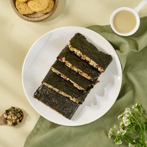 Thanh rong biển kẹp hạt ZCake - Hộp 200gr - Món ăn kiêng dinh dưỡng không đường tinh luyện