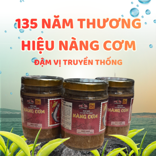 Xanh lá matcha thiên nhiên nước uống instagram post Mắm nêm cá cơm Nàng Cơm Phú Quốc - Hũ thủy tinh 200gr - Hương vị truyền thống 135 năm