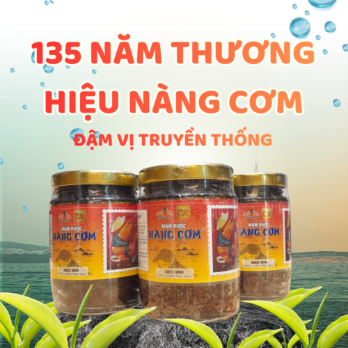 Xanh lá matcha thiên nhiên nước uống instagram post Mắm ruốc Nàng Cơm - Hũ thủy tinh 200gr - Hương vị truyền thống 135 năm