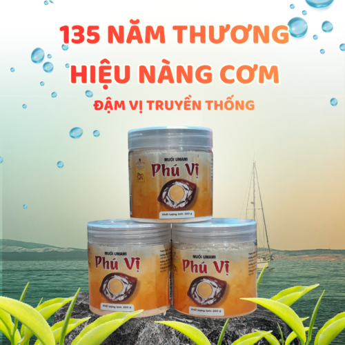 Xanh lá matcha thiên nhiên nước uống instagram post Muối Umami Phú Vị - Hộp nhựa 200gr - Hương vị truyền thống 135 năm - thương hiệu Nàng Cơm