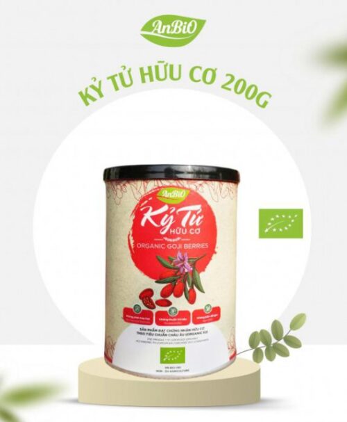 Kỷ Tử Hữu Cơ Anbio – Hộp 200g – “Trái Cây Thiên Đường” Cho Sức Khỏe Vàng