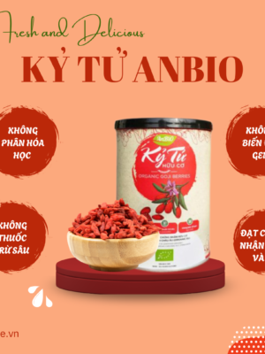 Kỷ Tử Hữu Cơ Anbio – Hộp 200g – “Trái Cây Thiên Đường” Cho Sức Khỏe Vàng
