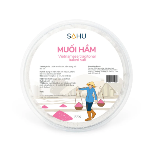 Muối Hầm Sahu – Hộp 300g -  Gia Vị Thực Dưỡng Truyền Thống