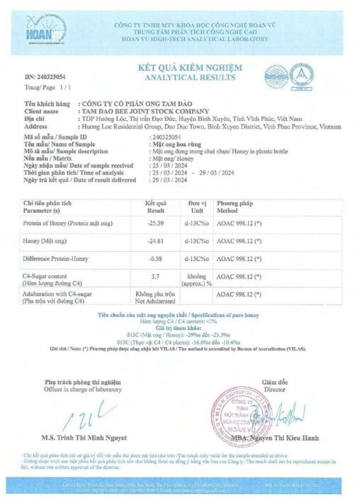 13 Mật Ong Hoa Rừng - Lọ 500g – Tinh Túy Mùa Hè Từ Núi Rừng Phía Bắc