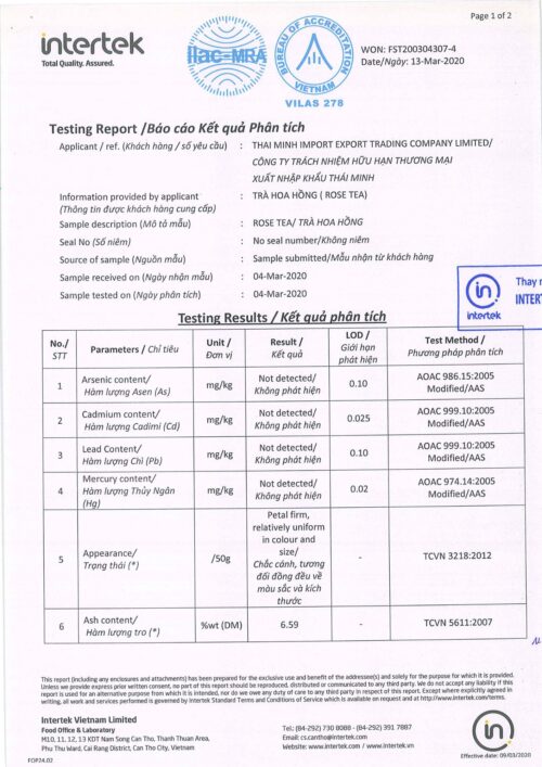 Trà Hoa Hồng Thái Minh - Hũ Thủy Tinh 40g - Bí Quyết Dưỡng Nhan Và Thư Giãn