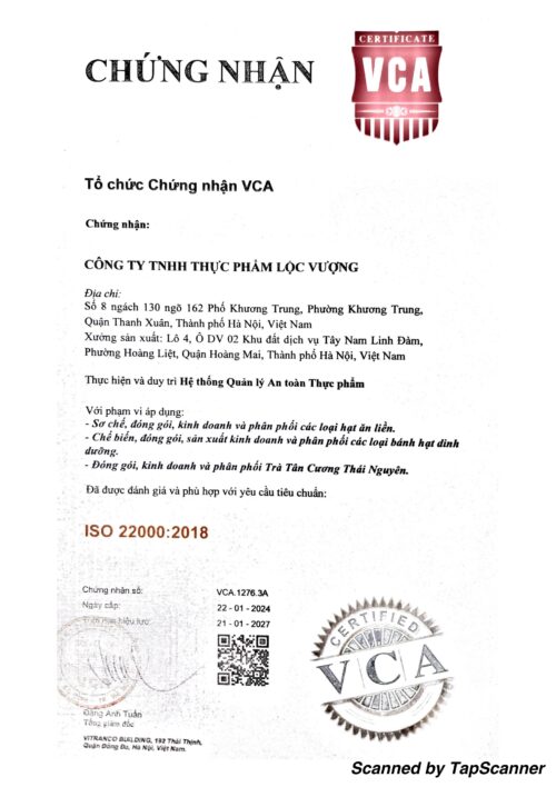 iso loc vuong (p2).pdf Hạt Điều Rang Muối Bazan - Hộp Nhựa 300g - Chuẩn Vị Bình Phước, Giòn Rụm, Còn Vỏ Lụa