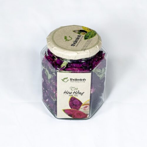 Trà Hoa Hồng Thái Minh - Hũ Thủy Tinh 40g - Bí Quyết Dưỡng Nhan Và Thư Giãn