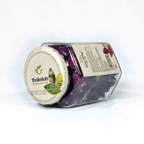 Trà Hoa Hồng Thái Minh - Hũ Thủy Tinh 40g - Bí Quyết Dưỡng Nhan Và Thư Giãn
